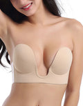One-piece U-shaped Invisible Bra Breathable Breast Sticker