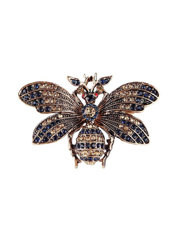Broche de abeja vintage alto