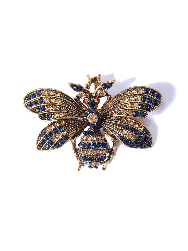Hochwertige Vintage-Bienenbrosche