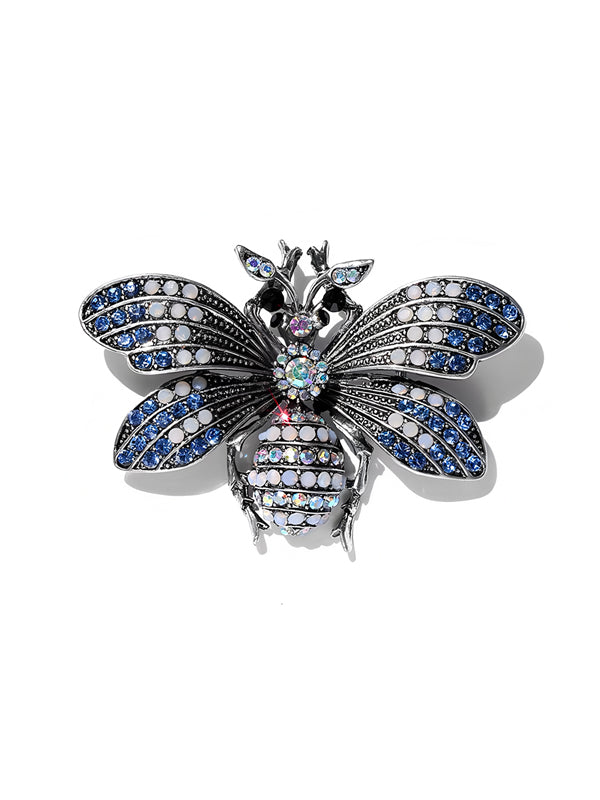 Broche de abeja vintage alto