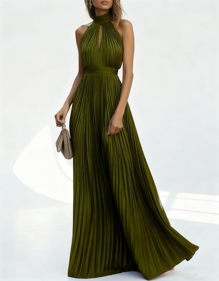 Rochie maxi formală fără spate, până la podea