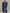 Blauer Chiffon-Overall mit V-Ausschnitt