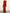 Abito lungo senza maniche con scollo a V rosso