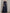 Maxikleid aus marineblauem Chiffon mit Cape-Design