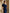 Marineblauwe satijnen off-shoulder maxi-jurk met split