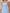 Completo abito a strati senza spalline in chiffon azzurro chiaro