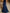 Dark Blue Velvet Satin One Shoulder Fishtail Maxi Dress