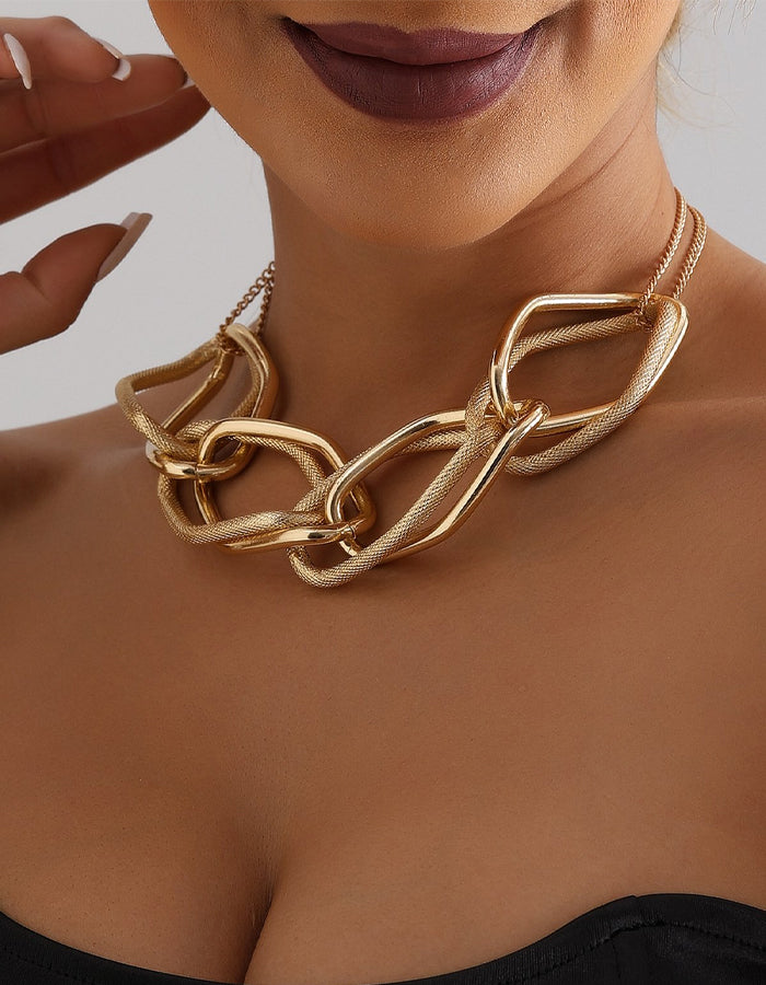 Geometric And Exaggerated Necklace