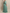 Rochie maxi plisată din chiffon verde salvie cu decolteu în V