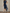 Marineblauwe Chiffon Met Ruches Midi Jurk