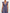 Staublavendelfarbenes Chiffon Rüschen-Maxikleid