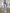 Maxikleid mit blauem Satinbesatz, Spitze und Fishtail-Schnitt