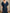 Marineblaues Pailletten-Blumenmuster Chiffon-Maxikleid