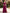 Robe longue rose poudré en mousseline en mesh transparent avec manches mi-longues  