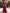 Robe longue rose poudré en mousseline en mesh transparent avec manches mi-longues  