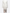 White Satin Printed V-Neck Mesh Puff Sleeve Midi Dress