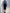 Donkerblauwe chiffon mesh fluwelen bodycon midi-jurk