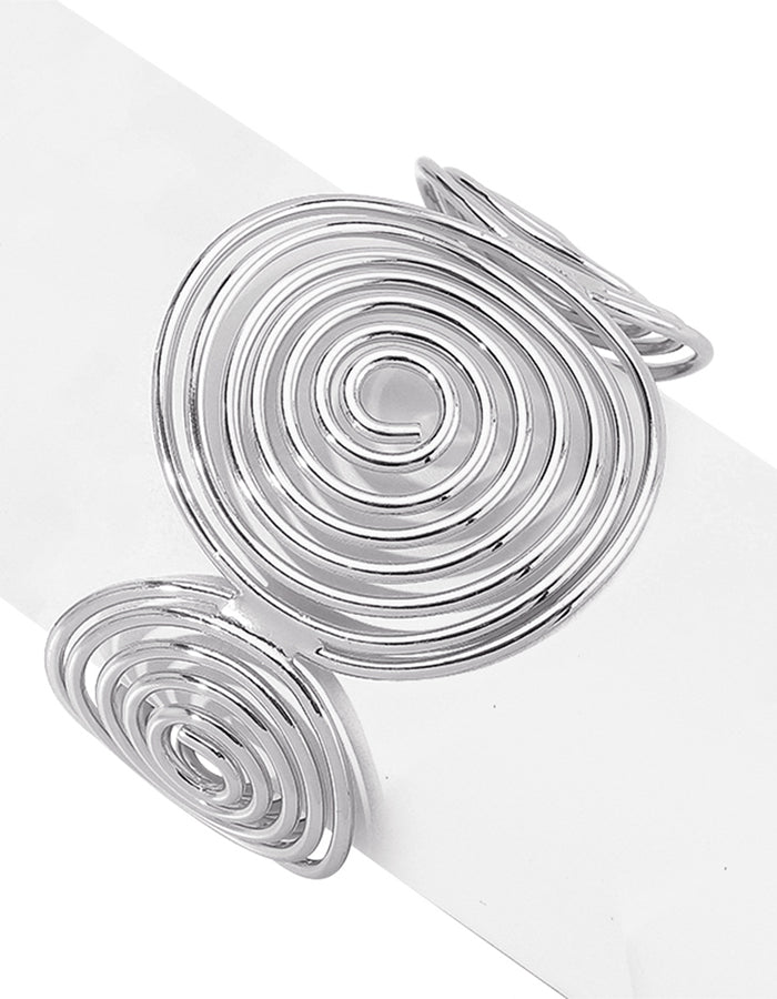 Spiraalvormige open armband