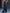 Abito lungo sirena in satin blu navy con spalla unica e volant