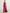 Maxikleid aus Chiffon in Rosarot mit schulterfreiem Schnitt, Schleife und Schlitz