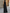 Black Chiffon Ruffled Halter-Neck Straight-Cut Maxi Dress