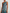 Lake Blue Printed Chiffon One-Shoulder Midi Dress