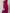Rose-Pink Chiffon Floral One-Shoulder Pleated Maxi Dress