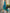 Teal- und blaues Batik-ärmloses Chiffon-Midikleid mit High-Low-Saum