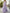 Einfarbiges Maxikleid aus mehrlagigem Chiffon mit tiefem V-Ausschnitt