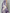 Purple Chiffon Printed V-Neck Fitted Waist Midi Dress