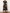 Black Chiffon Floral Print Fitted Waist Midi Dress