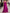Fuchsia Pink Deep V-Neck Tiered Ruffle Chiffon Maxi Dress