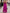 Fuchsia Pink Deep V-Neck Tiered Ruffle Chiffon Maxi Dress