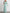 Mint Green One-Shoulder Cape Overlay Mermaid Maxi Dress