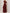 Marineblauwe chiffon maxi-jurk met ruches en V-hals