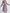 Chiffon Polka Dot V-Neck Fitted Waist Puff Sleeve Midi Dress