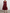 Retro Red Satin Off-Shoulder Fitted Waist Midi Dress