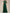 Emerald Green Leaf-Embroidered Tulle Maxi Dress