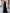 Black Chiffon One-Shoulder Tiered Maxi Dress