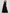 Black Chiffon Floral Mesh Fitted Waist A-line Maxi Dress
