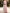 Robe longue en tulle magenta illusion avec col à volants