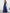 Maxikleid mit Rundhalsausschnitt aus Spitze und Chiffon  