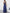 Maxikleid mit Rundhalsausschnitt aus Spitze und Chiffon  