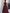 Abito lungo in chiffon bordeaux con spacco alto