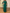 Satin Round-Neck Floral-Embellished Maxi Dress