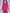 Magenta Chiffon Square Neck Flare Sleeve Maxi Dress