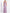 Vestido maxi de gasa plisada con fruncidos y escote off-the-shoulder color lavanda