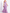 Lavender Strapless Sweetheart Ruched Layered Pleated Chiffon Maxi Dress