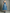 Dusty Blue Sheer Mesh Satin Round Neck Tulle Midi Formal Dress