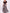 Cowl Neck Double Ruffle Sleeve 3D Flower Chiffon Maxi Dress